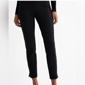 NEW BLACK - Columnist High Waisted Knit Ankle Pant
